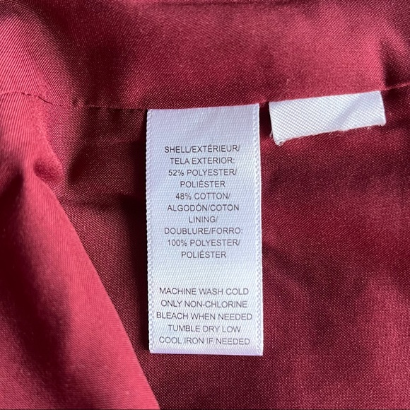 •LOFT• Nubby Tweed Cotton Blend Pencil Skirt - Size 10 - Picture 9 of 10